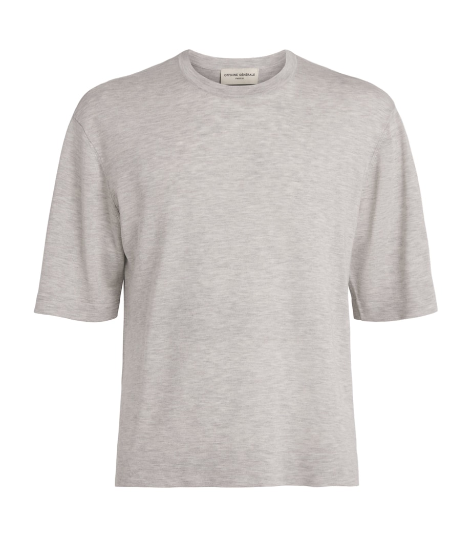 Boris T-Shirt LIGHT HEATHER GREY Image 1