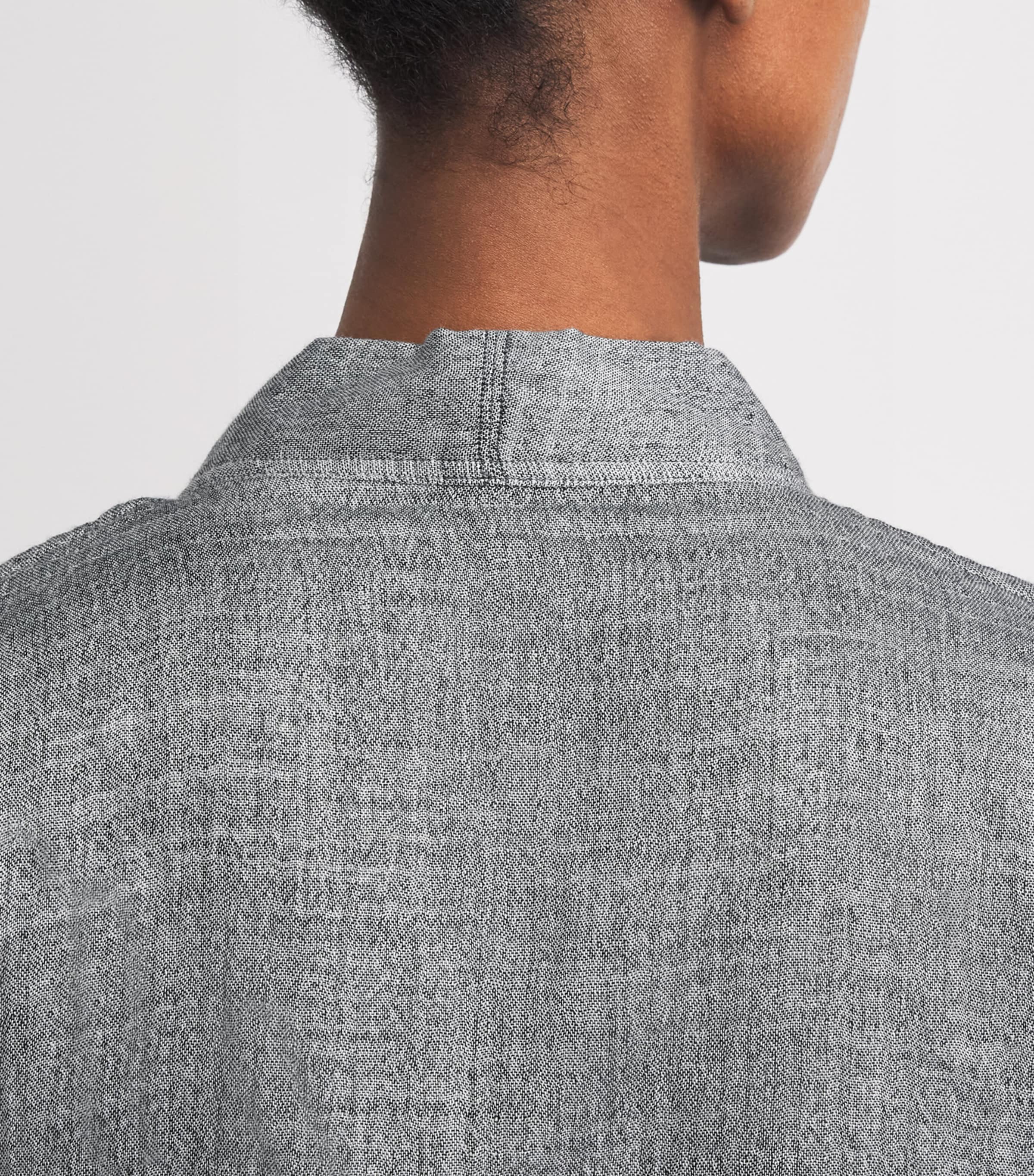 Uchino Cotton Marshmallow Gauze Robe (Extra Large) Dark Grey Image 5