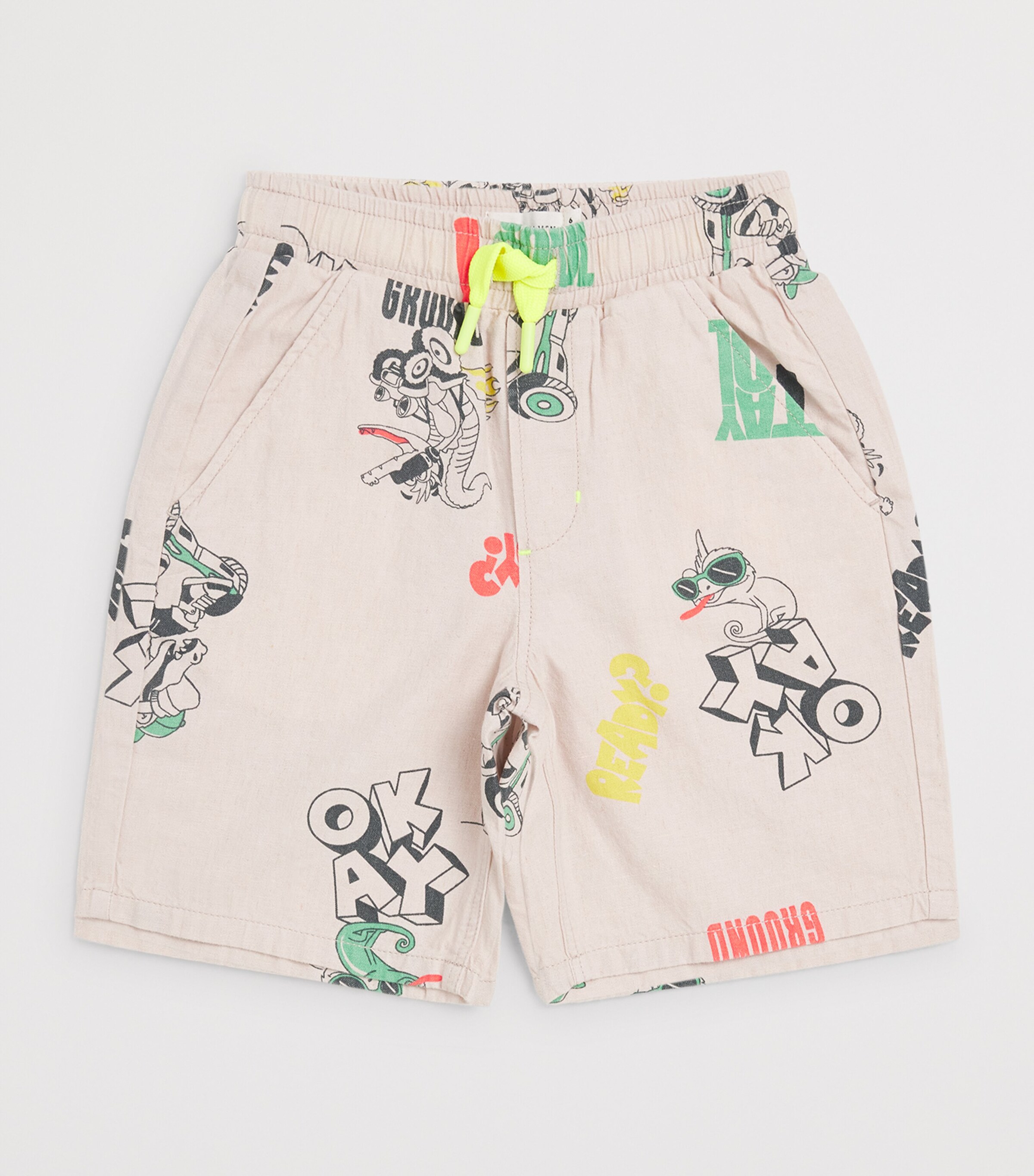 Billieblush Okay Stay Cool Lizard Sweatshorts (4-10 Years) Image 2