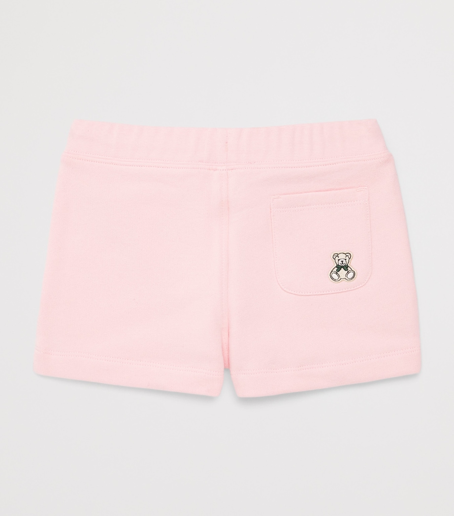 Harrods Cotton Jersey Shorts (2-8 Years) Pink Image 2