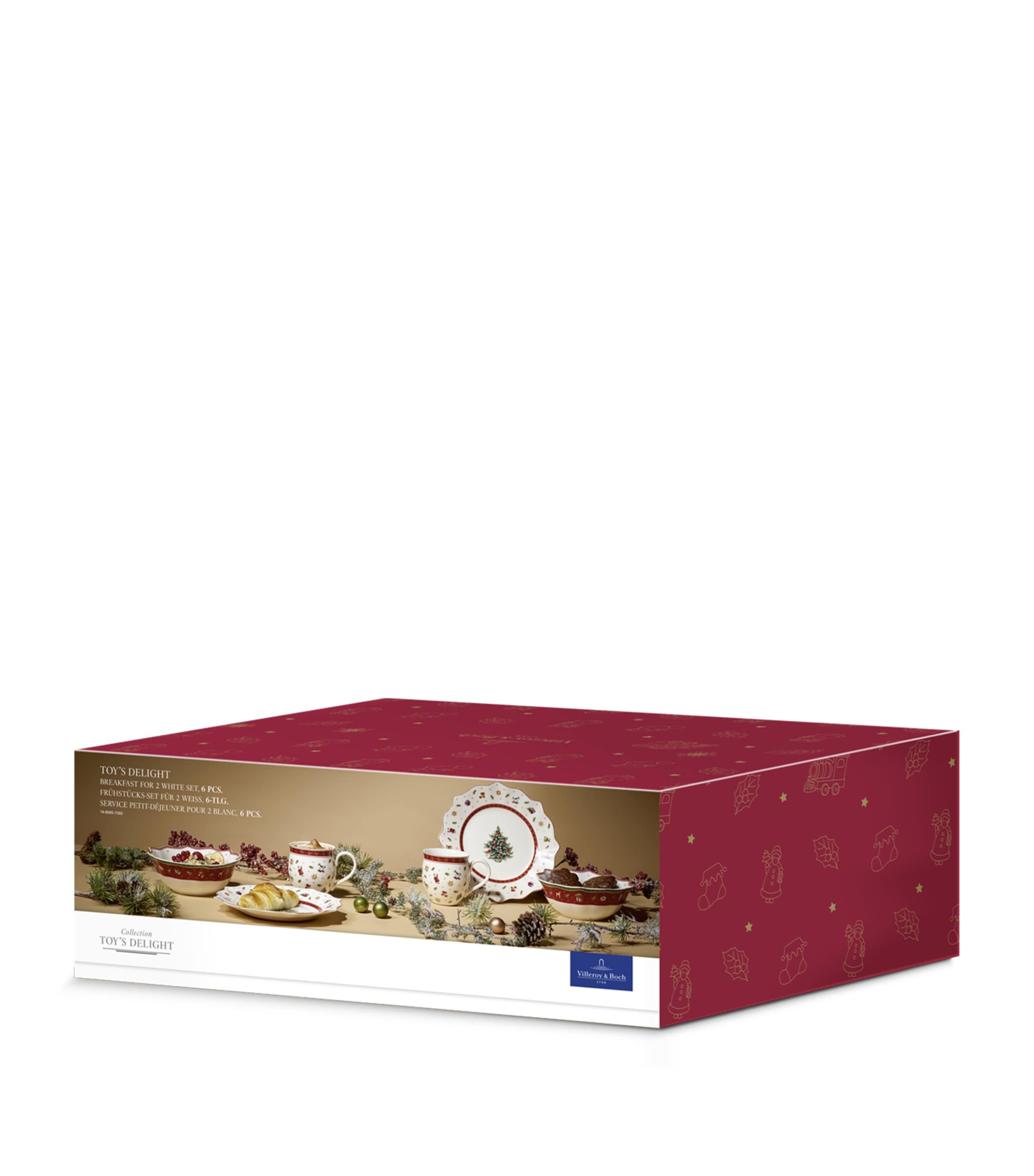 Porcelain Toy's Delight 6-Piece Breakfast Set MULTI Image 2