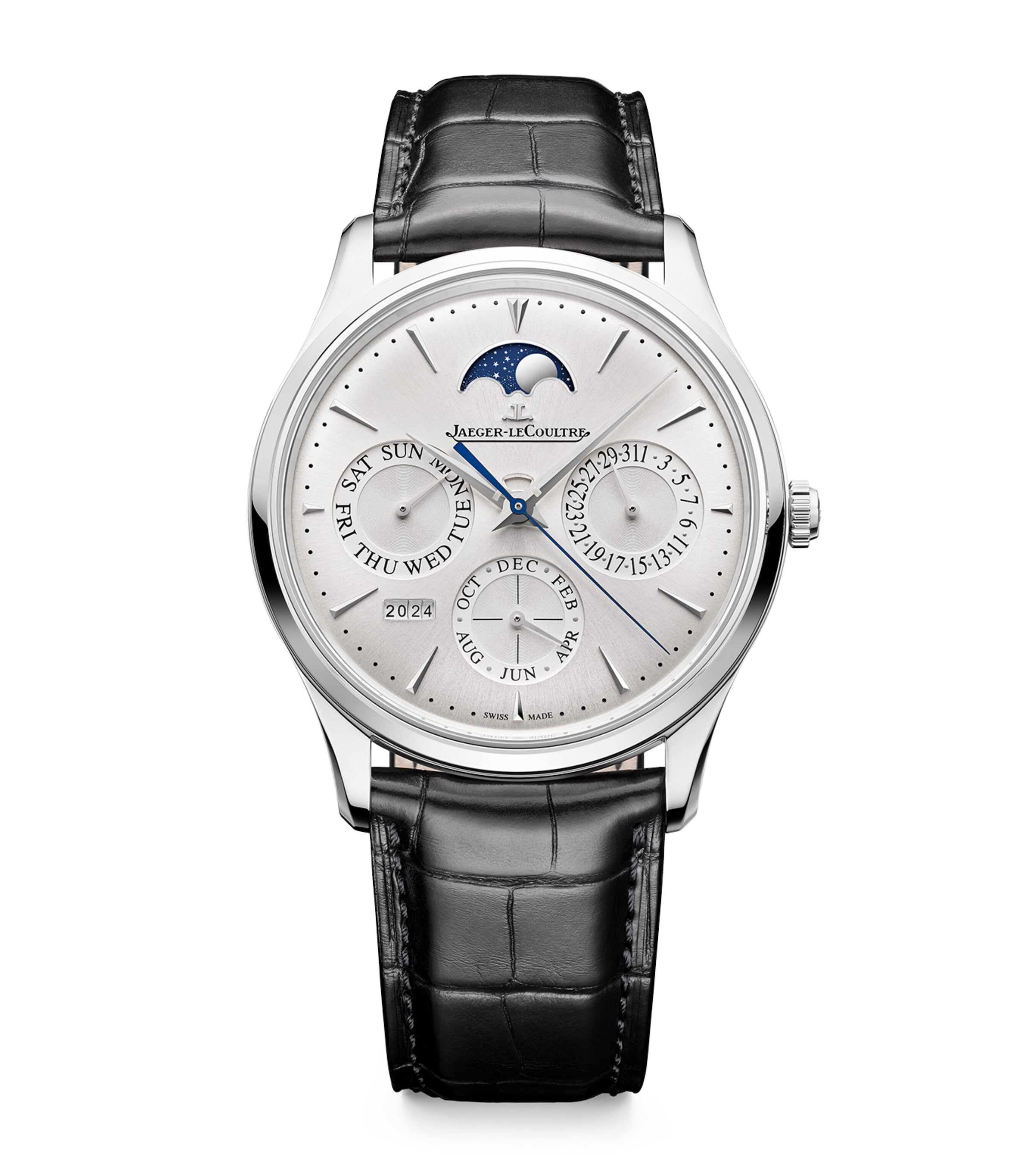 Stainless Steel Ultra Thin Perpetual Calendar Watch 39mm STAINLESS STEEL Image 1