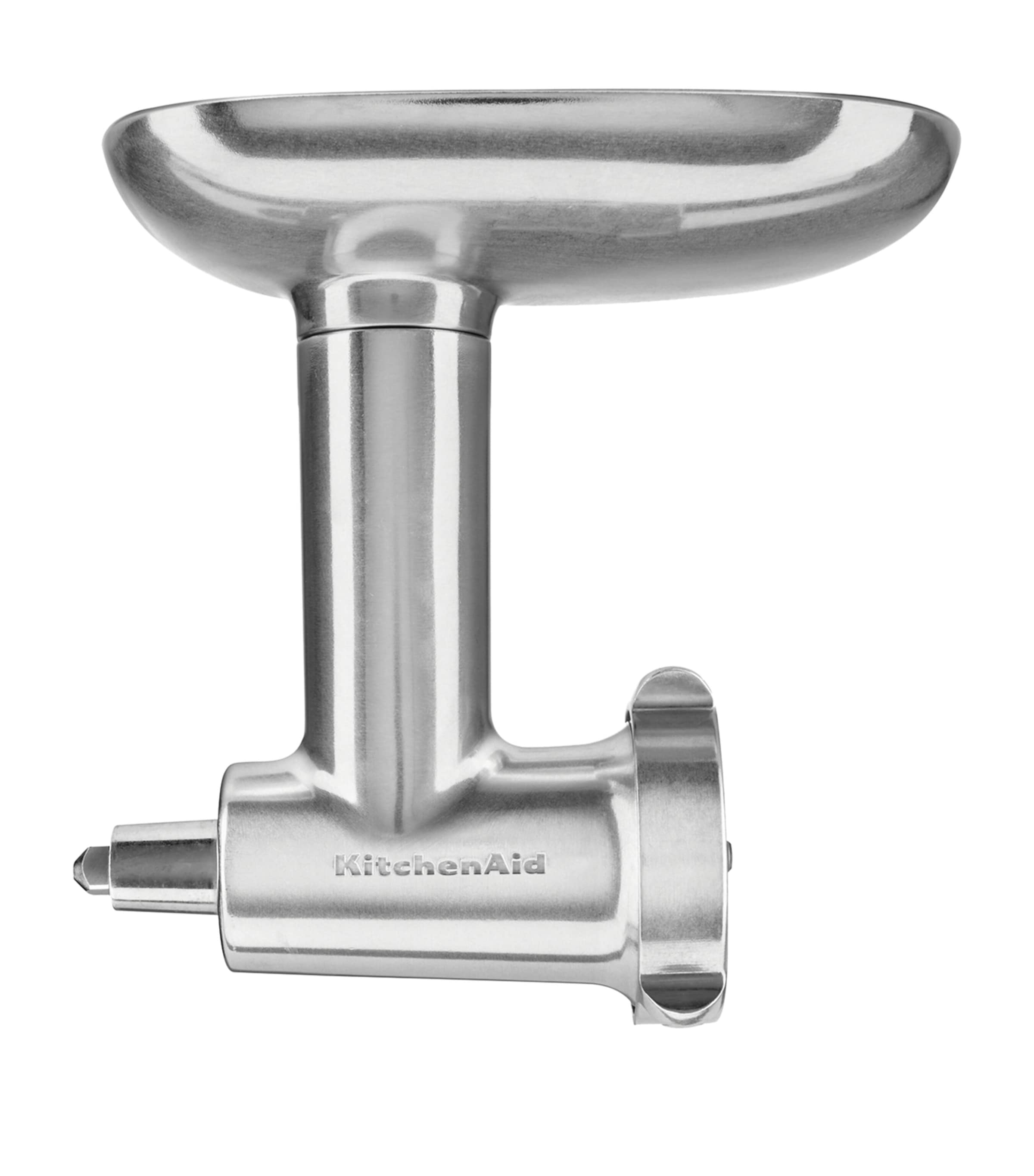 Kitchenaid Metal Food Grinder Attachment In Metallic