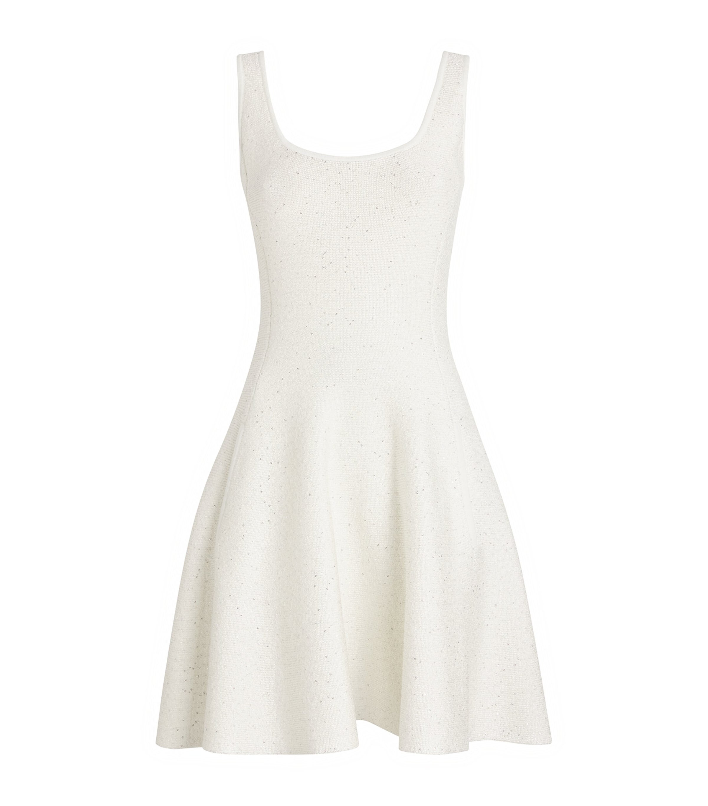 Maje Embellished Mini Dress In White