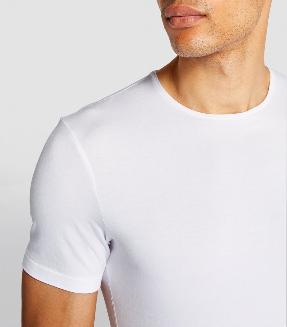Modal Micro T-Shirt WHITE Image 4