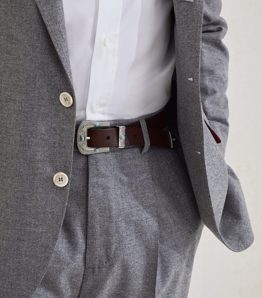 Calfskin Western Belt C5497 Image 2