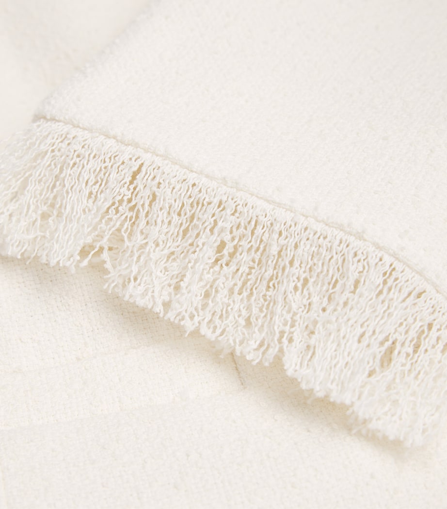 The Tweed Fringe Jacket WHITE Image 5
