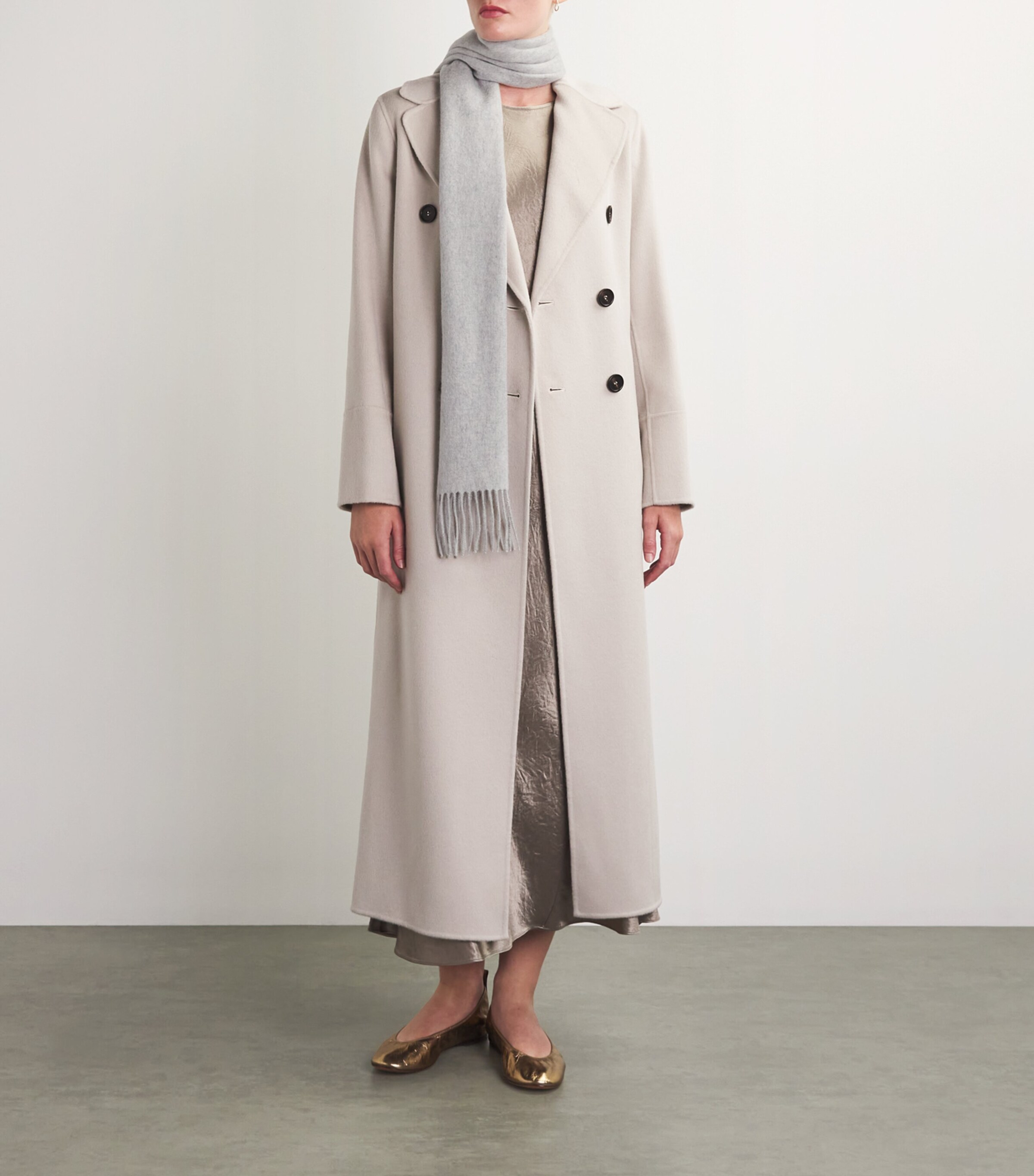 Harrods Grey Cashmere Scarf | Harrods US