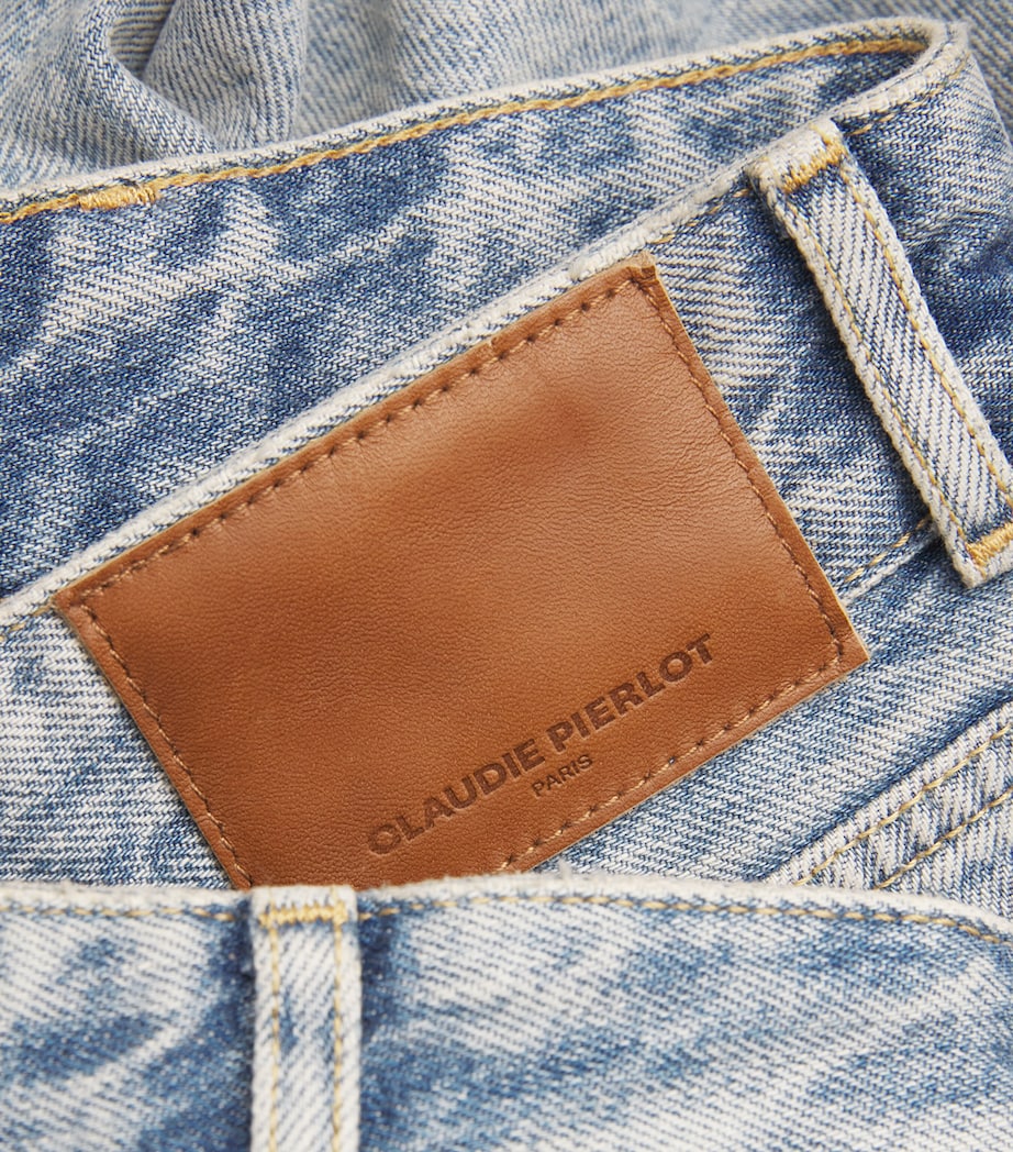 Wide-Leg Jeans LIGHT BLUE DENIM Image 5