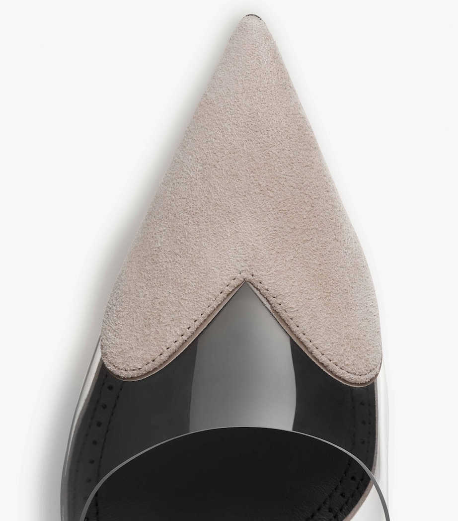 Patent Leather Le Coeur Sandals 90 GREGE Image 4