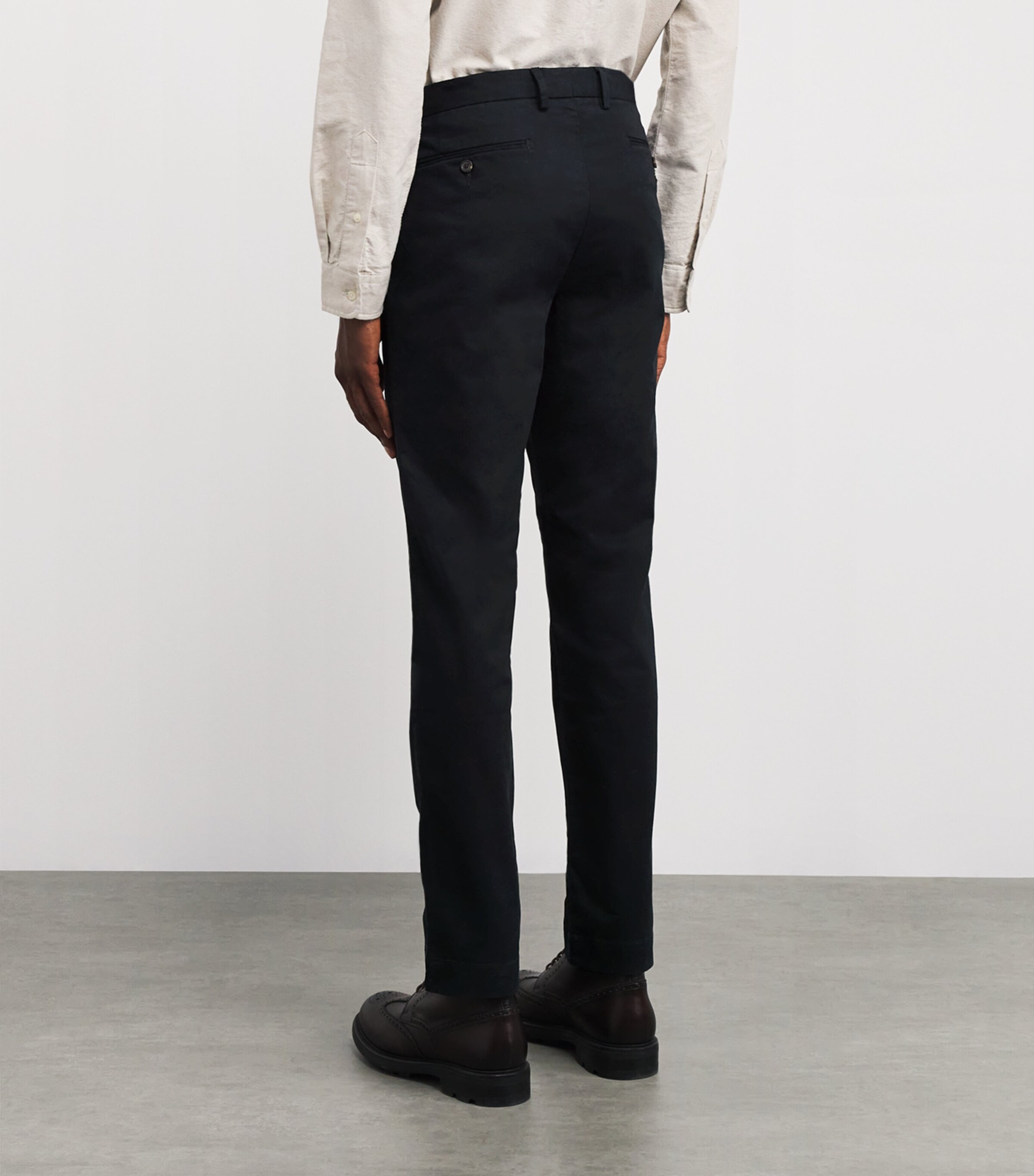 Polo Ralph Lauren Mens Stretch-Cotton Slim Chinos Polo Black Image 4
