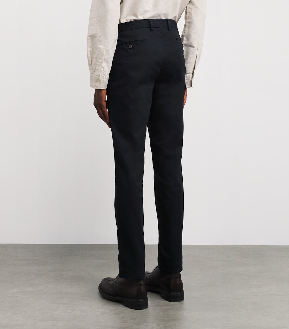Polo Ralph Lauren Mens Stretch-Cotton Slim Chinos Polo Black Image 4