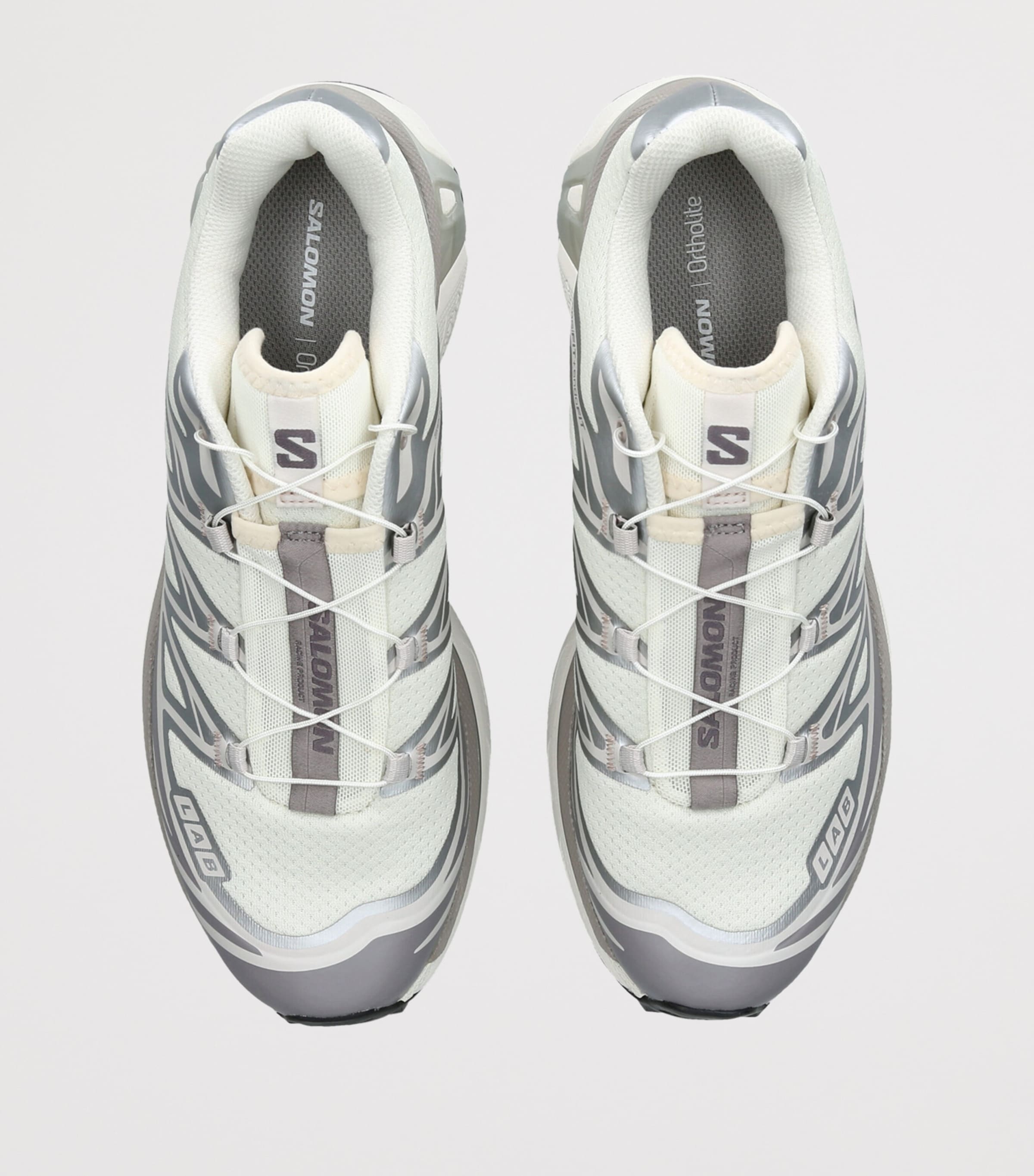 Salomon Mens XT-6 Sneakers White/comb Image 4