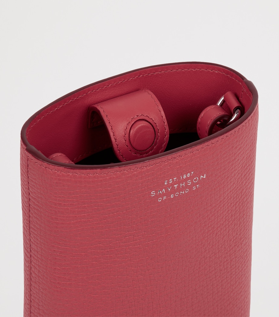 Leather Day pouch RASPBERRY Image 5