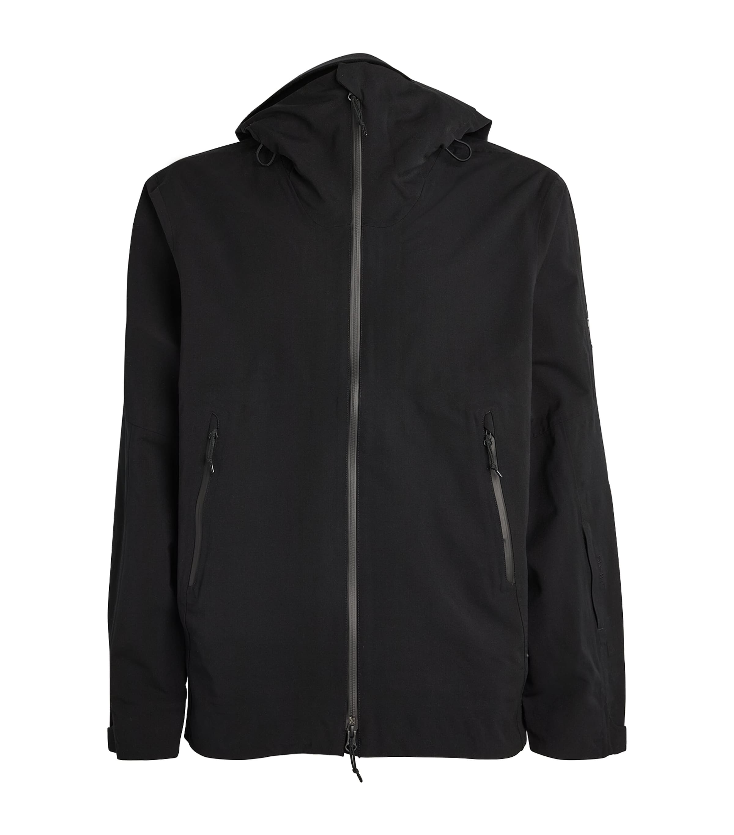 Icebreaker Wool Hooded Jacket In Black