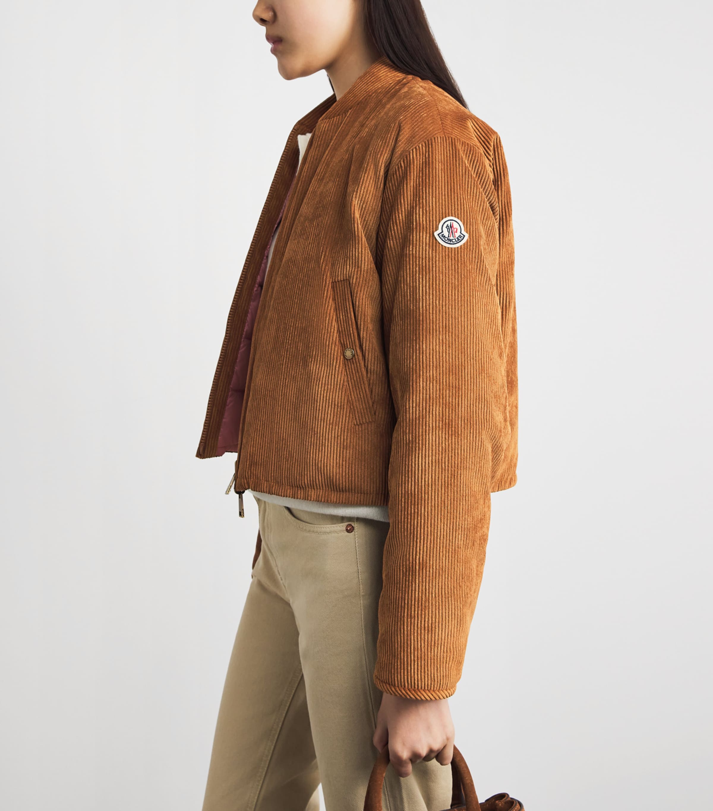 Moncler Womens Down Reversible Blageon Bomber Jacket Image 3