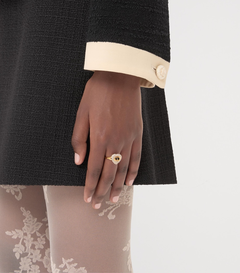 Embellished Heart Ring RG5 Image 2