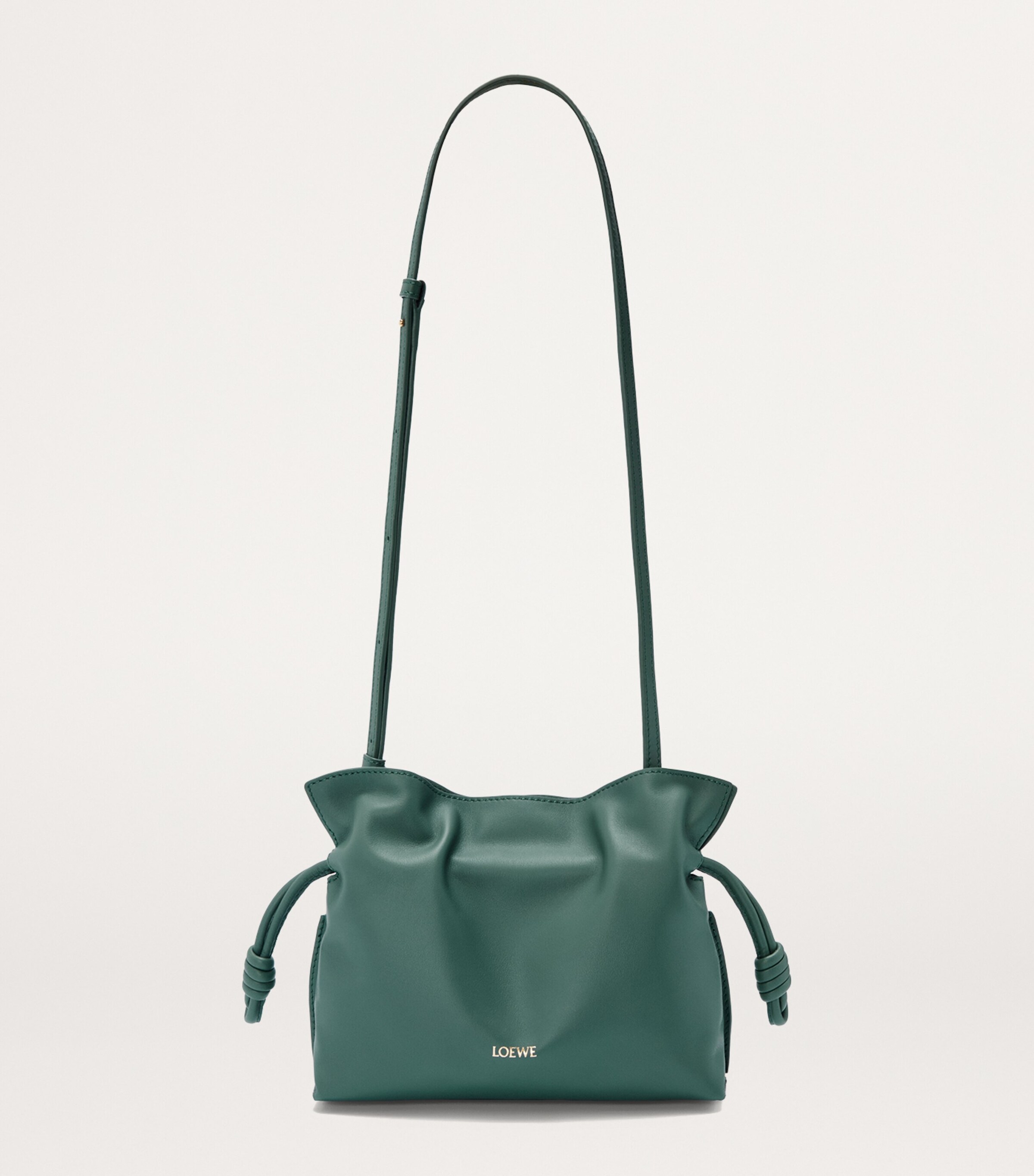 Mini Leather Flamenco Purse VETIVER Image 5