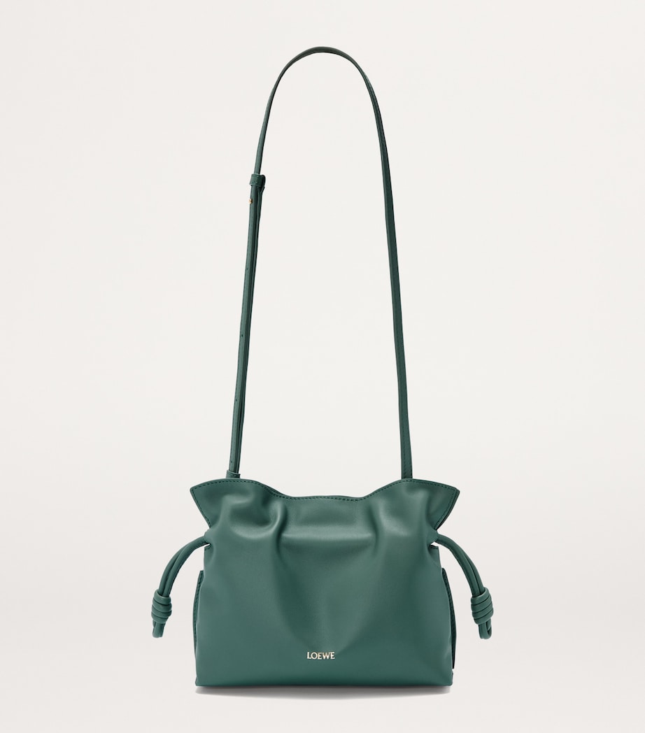 Mini Leather Flamenco Purse VETIVER Image 5