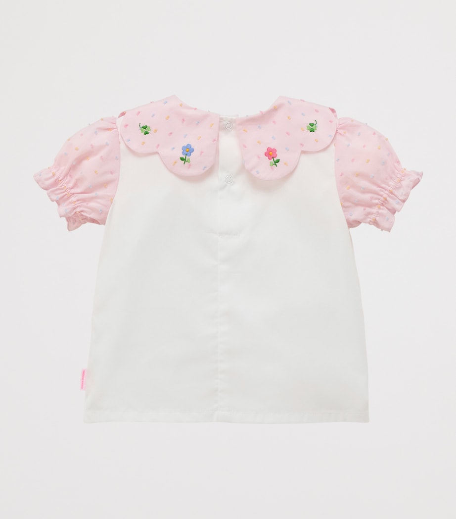 Miki House Cotton Embroidered-Collar T-Shirt (2-7 Years) Image 3