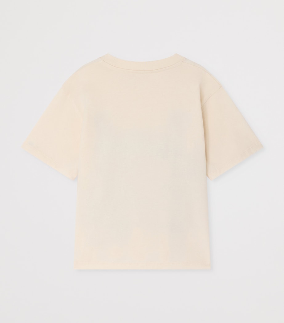 Organic Cotton Eidan T-Shirt (4-8 Years) UPB IVOIRE Image 2