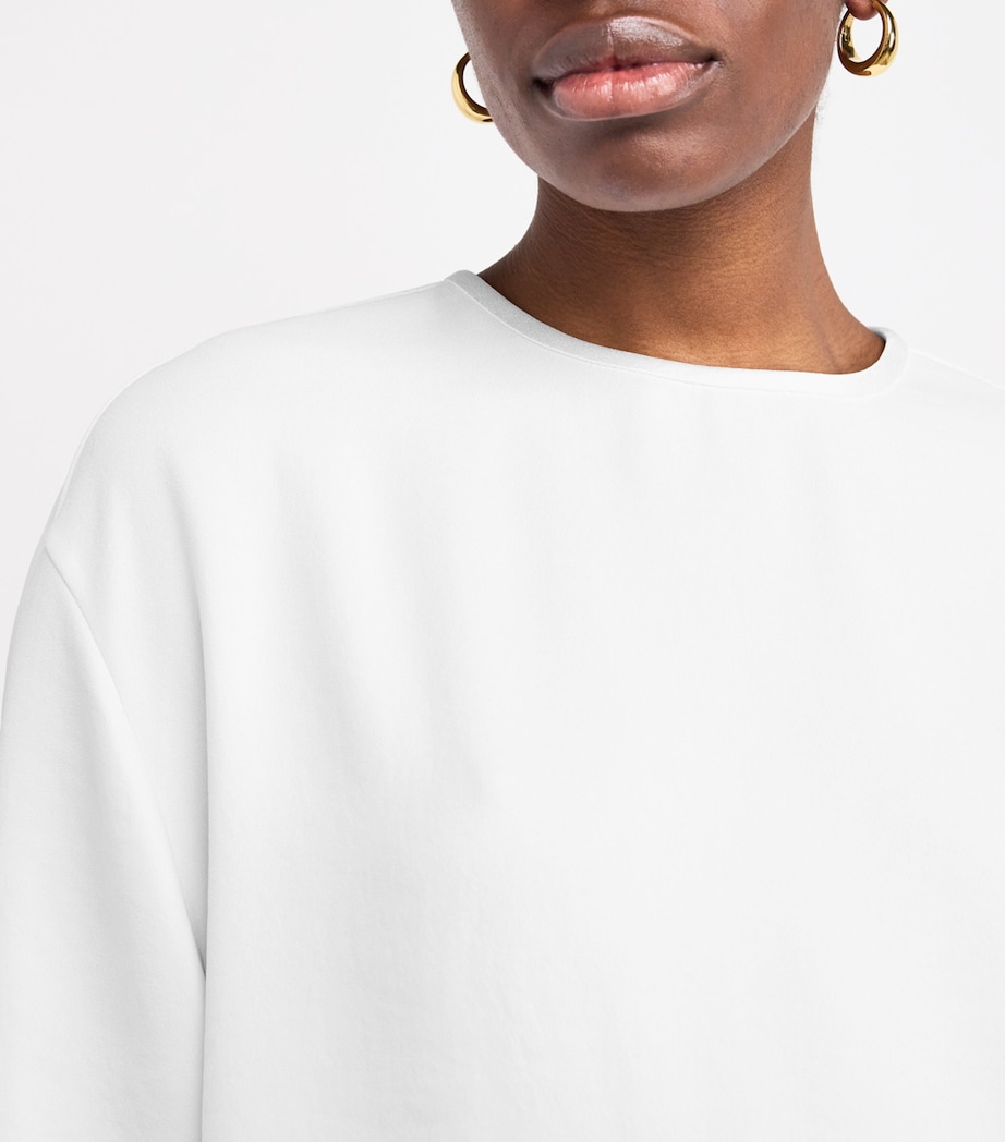 Crepe Dolmain T-Shirt 101OWH Image 6