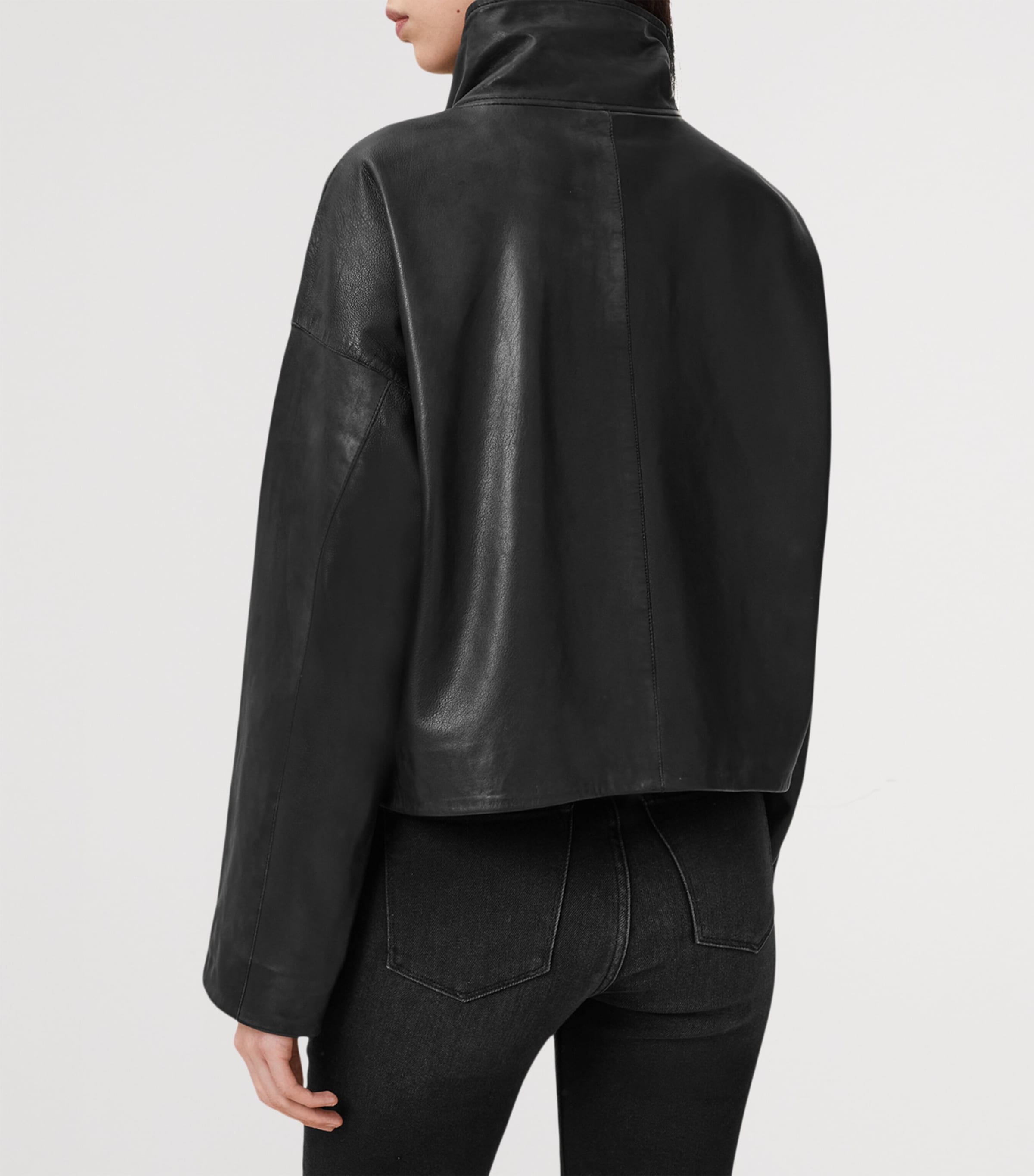 Ryder Leather Jacket BLACK Image 5