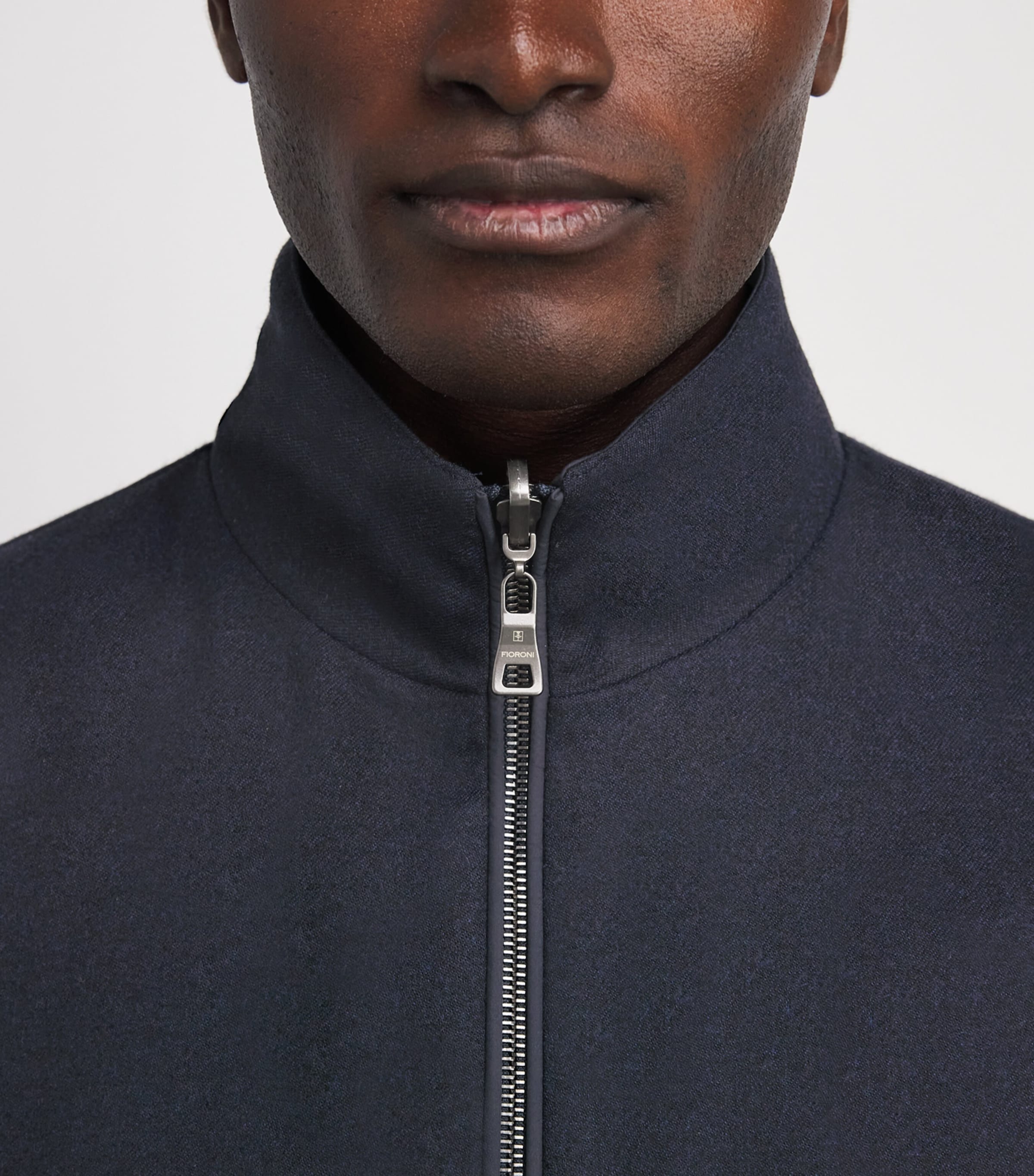 Fioroni Cashmere Mens Wool Reversible Bomber Jacket Image 6