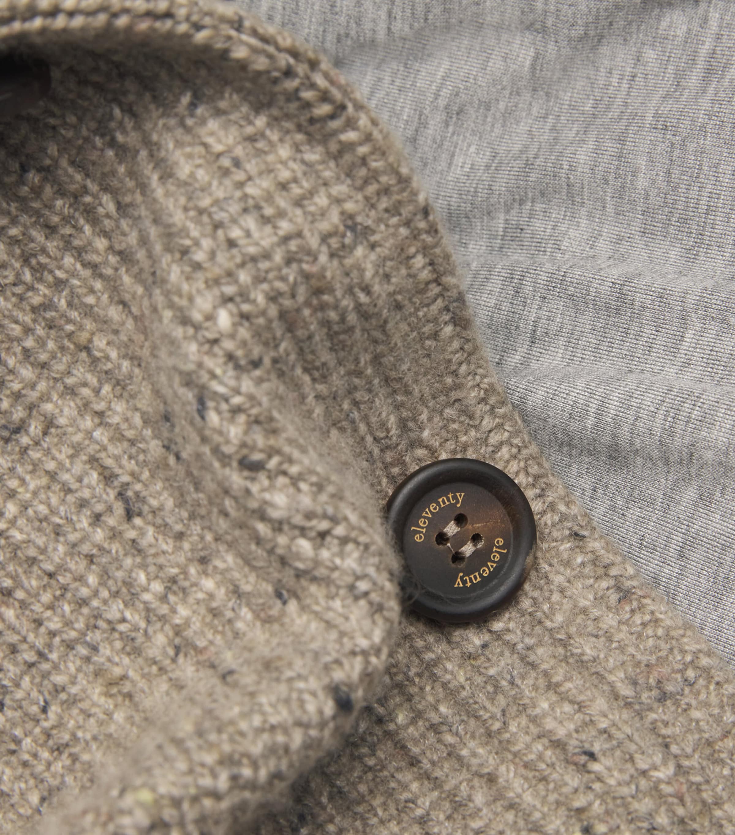 Wool-Blend Knitted Coat ARGILLA Image 5