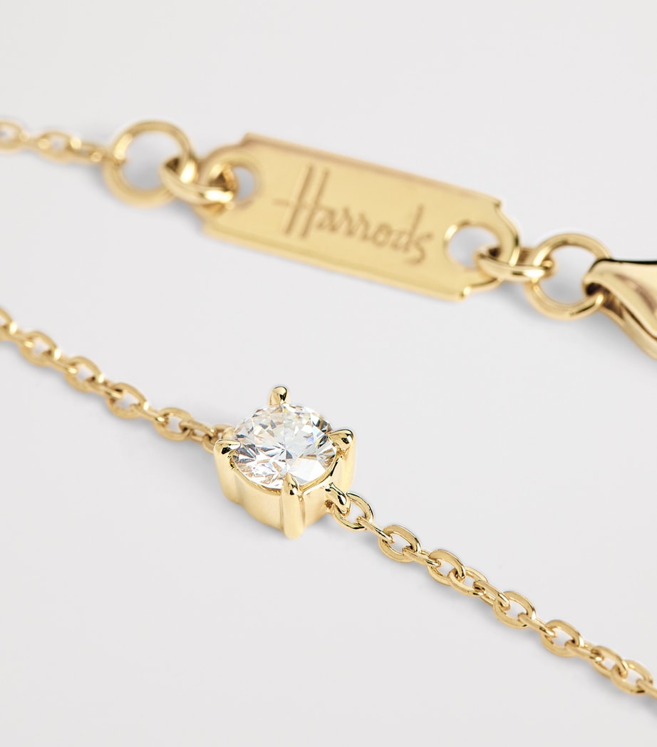 Yellow Gold and Diamond Bracelet (0.25ct) YELLOW GOLD Image 3