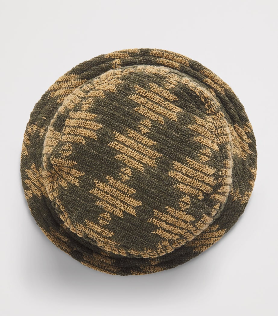 OAS Terry Forti Dune Bucket Hat Dk Green Image 2