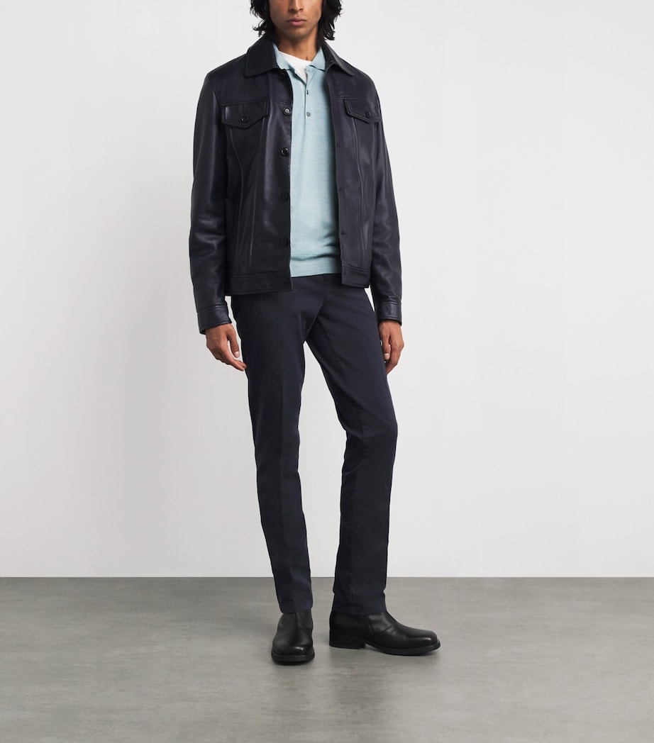 Stretch-Cotton Straight Chinos 306 Image 2