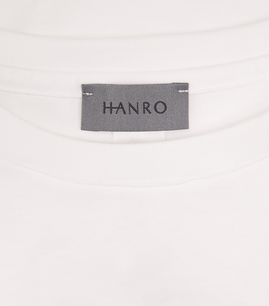 Cotton Living Crew-Neck T-Shirt 0101 WHITE Image 6