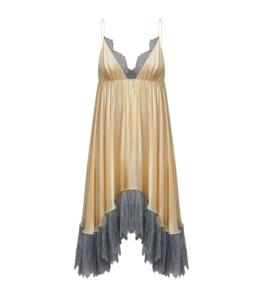 Silk Lingerie Midi Dress MULTI Image 1