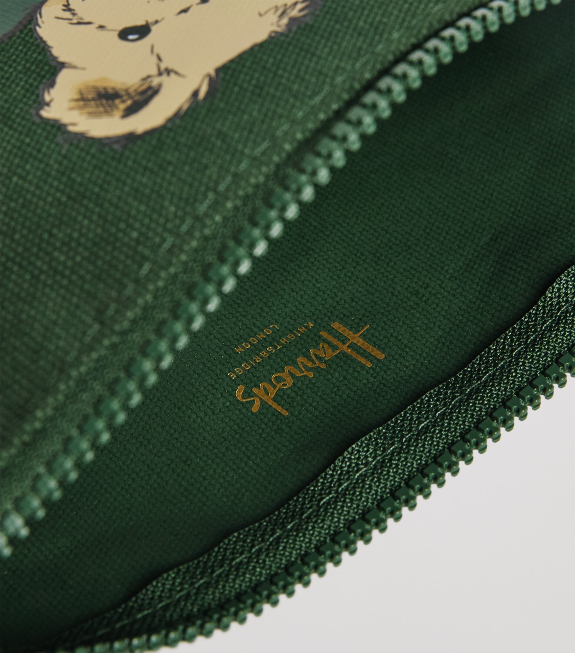 Henry Bear Pouch GREEN Image 3