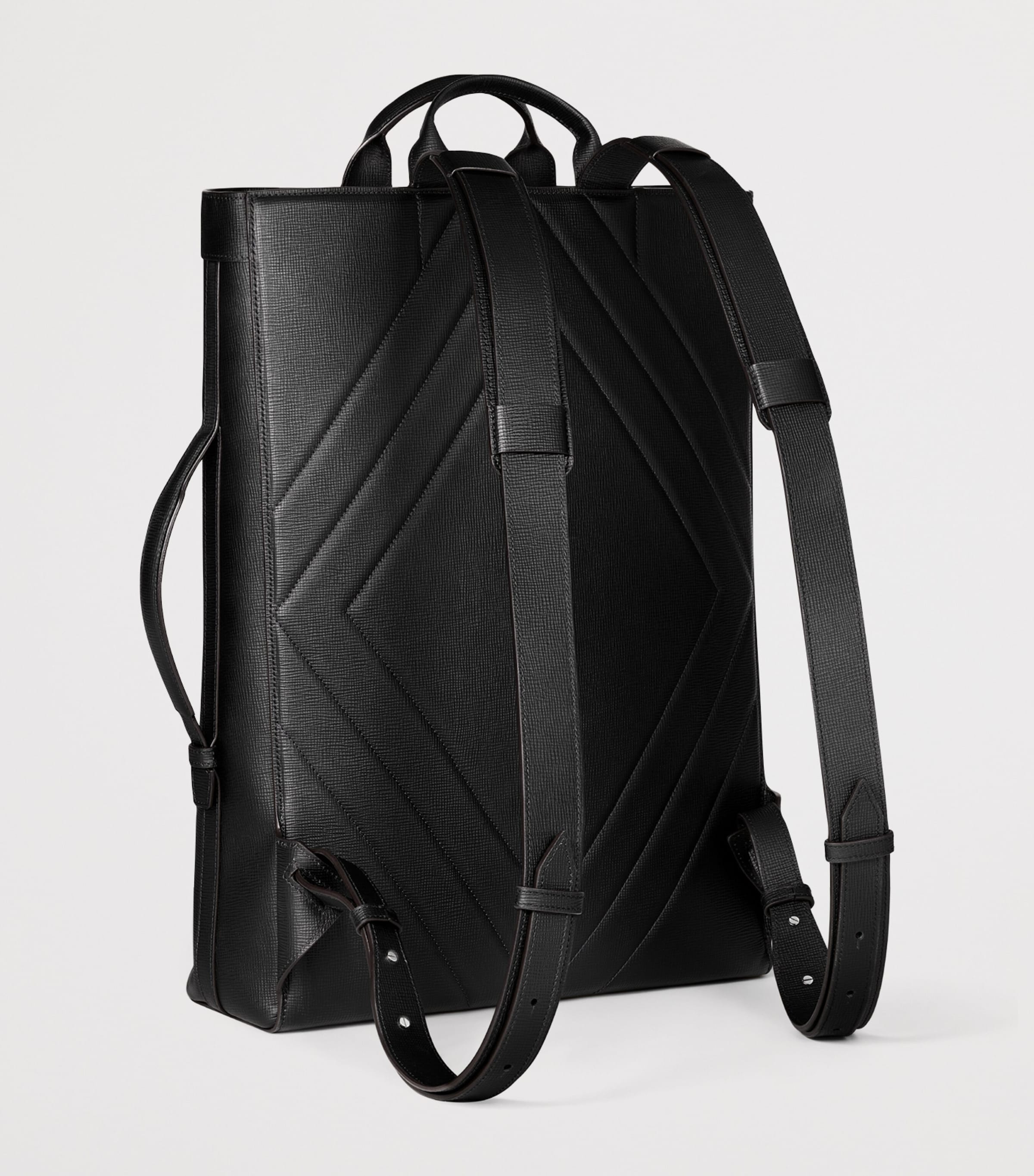 Cartier Leather Losange Backpack Black Image 4