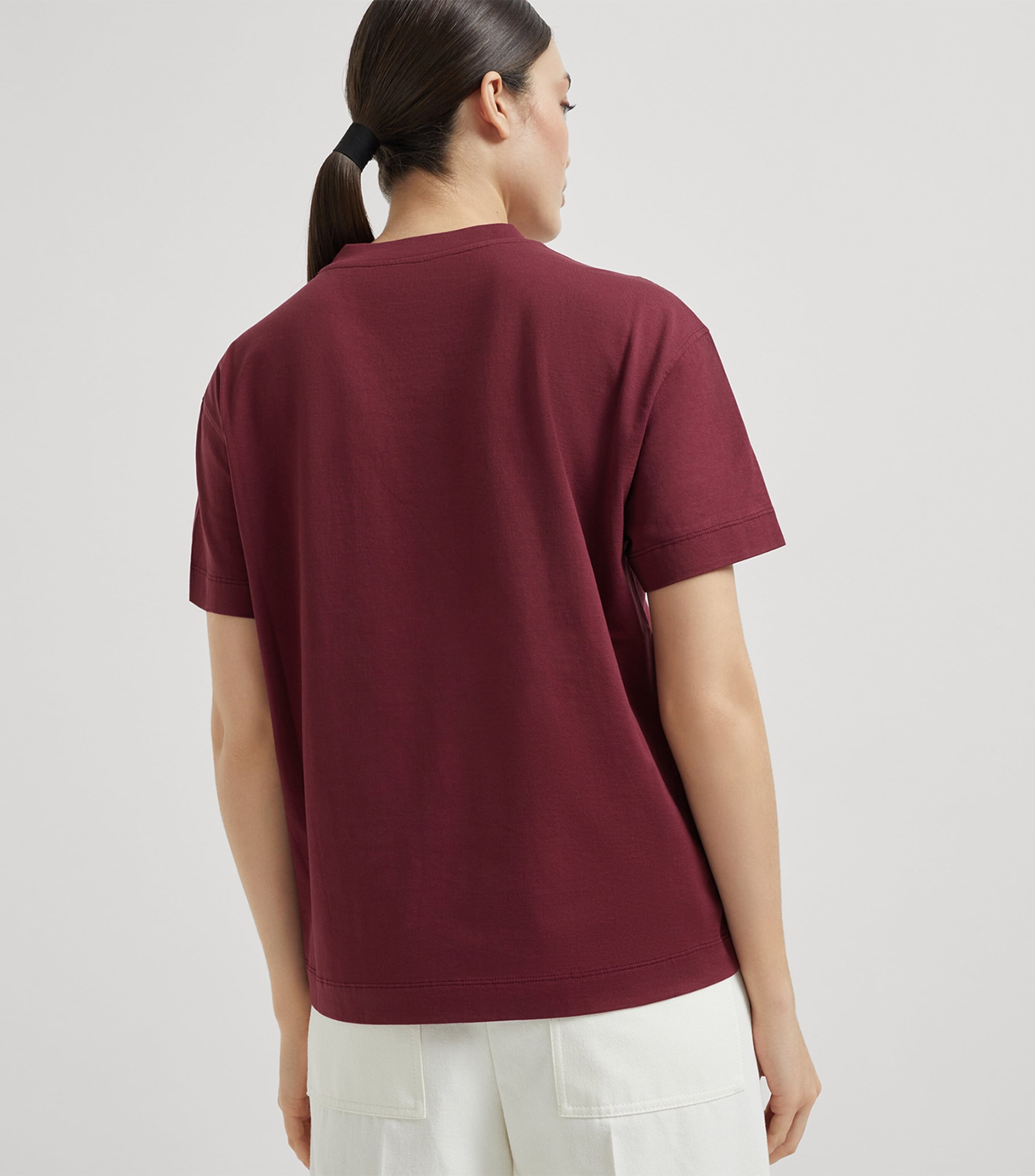 Cotton Monili Tab T-Shirt C4331 Image 3