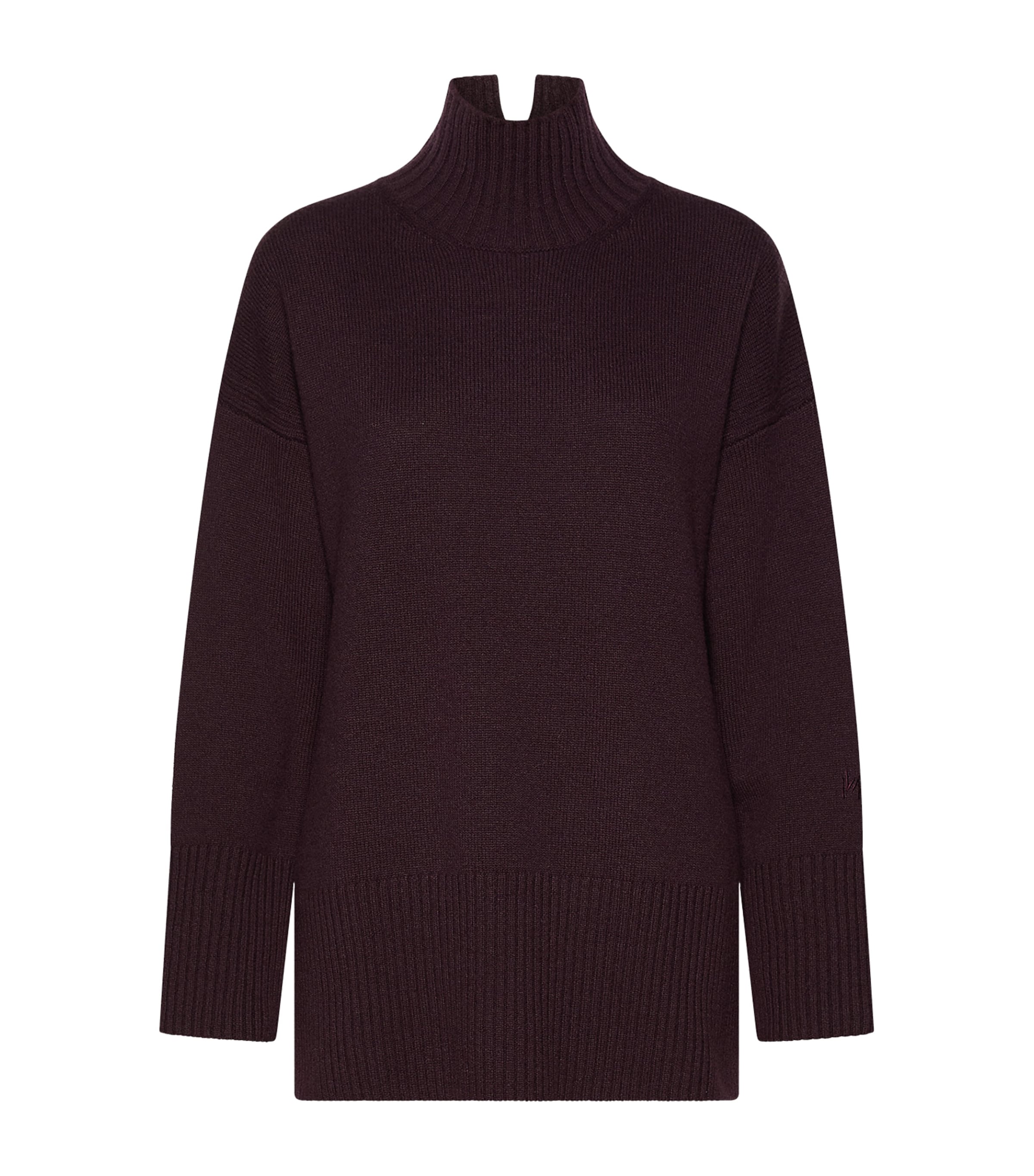 Marella Womens Wool Rollneck Sweater Blackberry Image 1