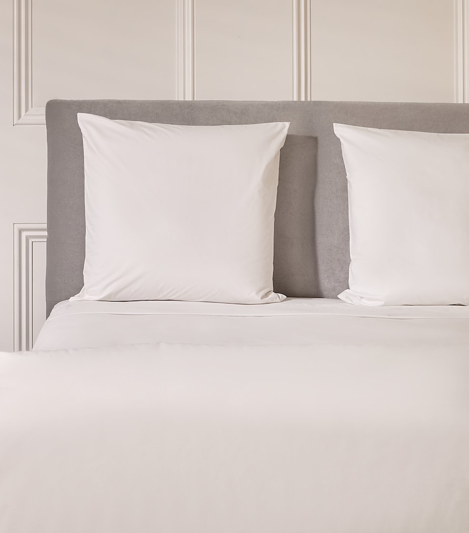 Dust Mite Pillowcase Protector Pair (65cm x 65cm) WHITE Image 1