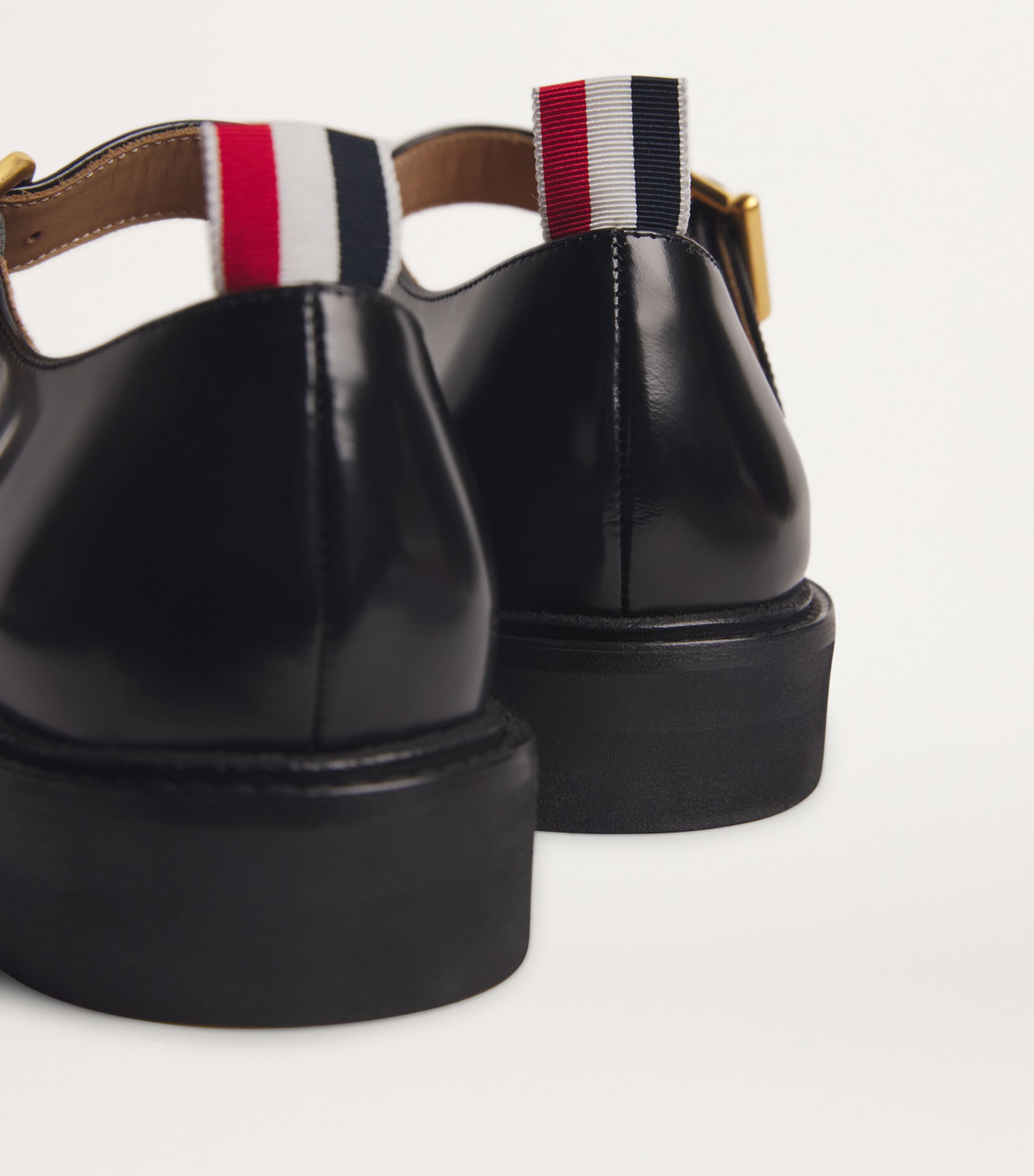 Thom Browne Calf Leather Spazzolato Thom John Shoes | Harrods UK
