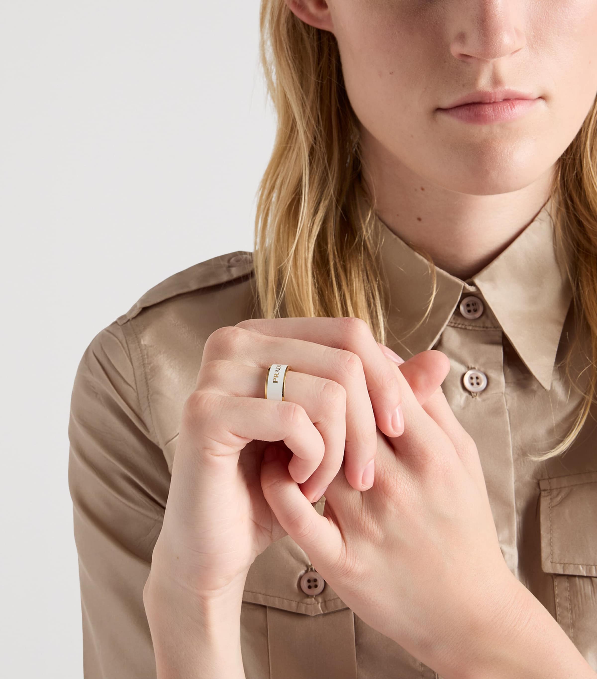 Enamelled Logo Ring F0877 Image 2