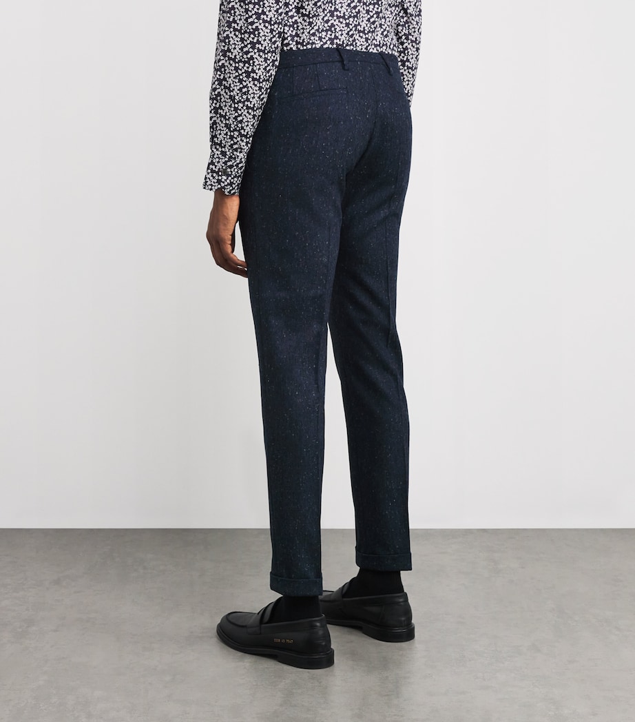 Wool Soho Trousers 44_PETROL BLUE Image 4