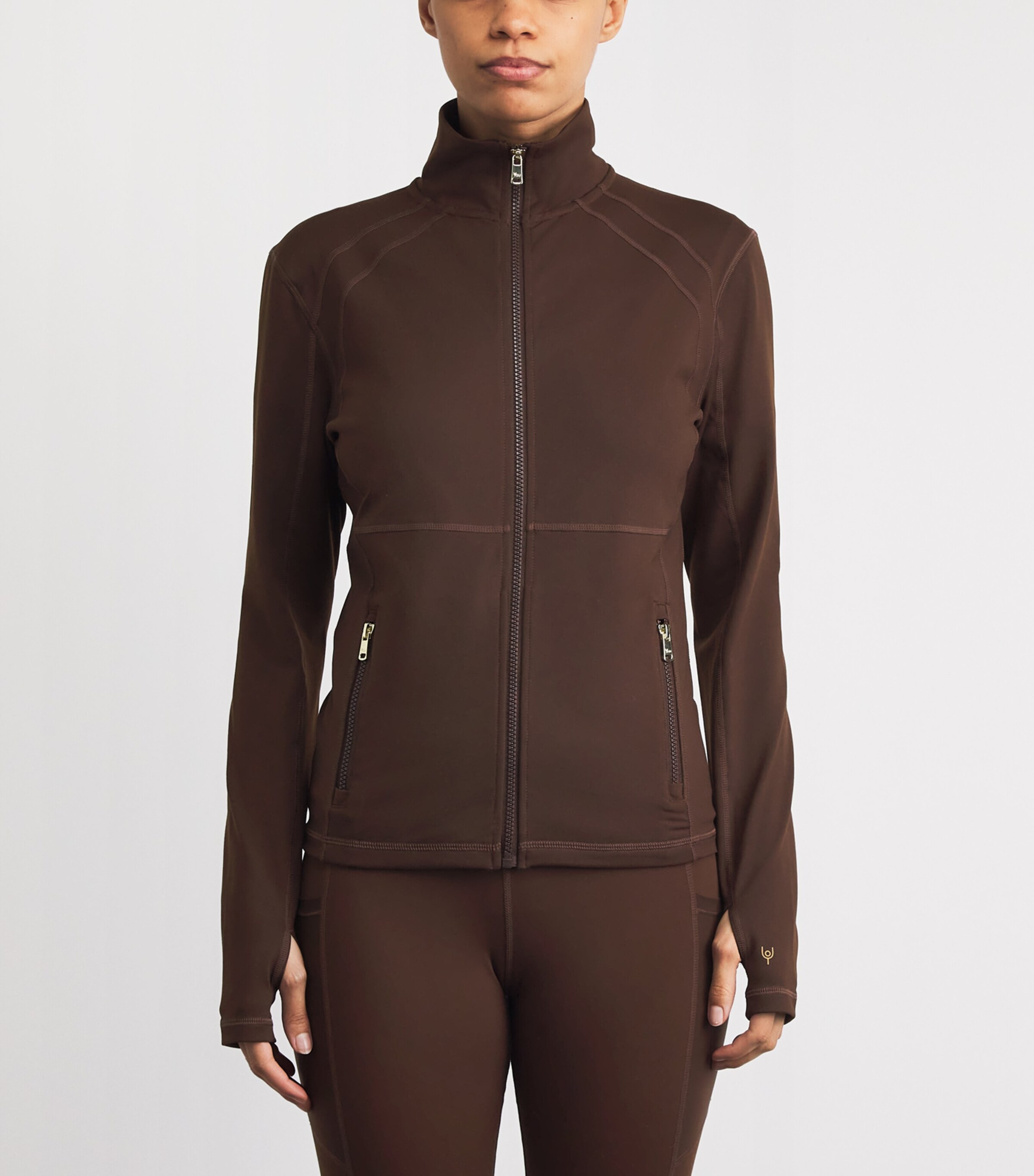 Y.O.U Womens Zip-Up Clayton Jacket Potting Soil Image 4