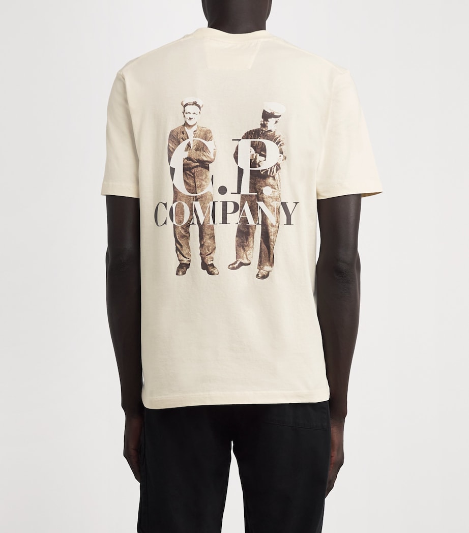 Cotton Logo T-Shirt 402 PISTACHIO SHELL Image 4