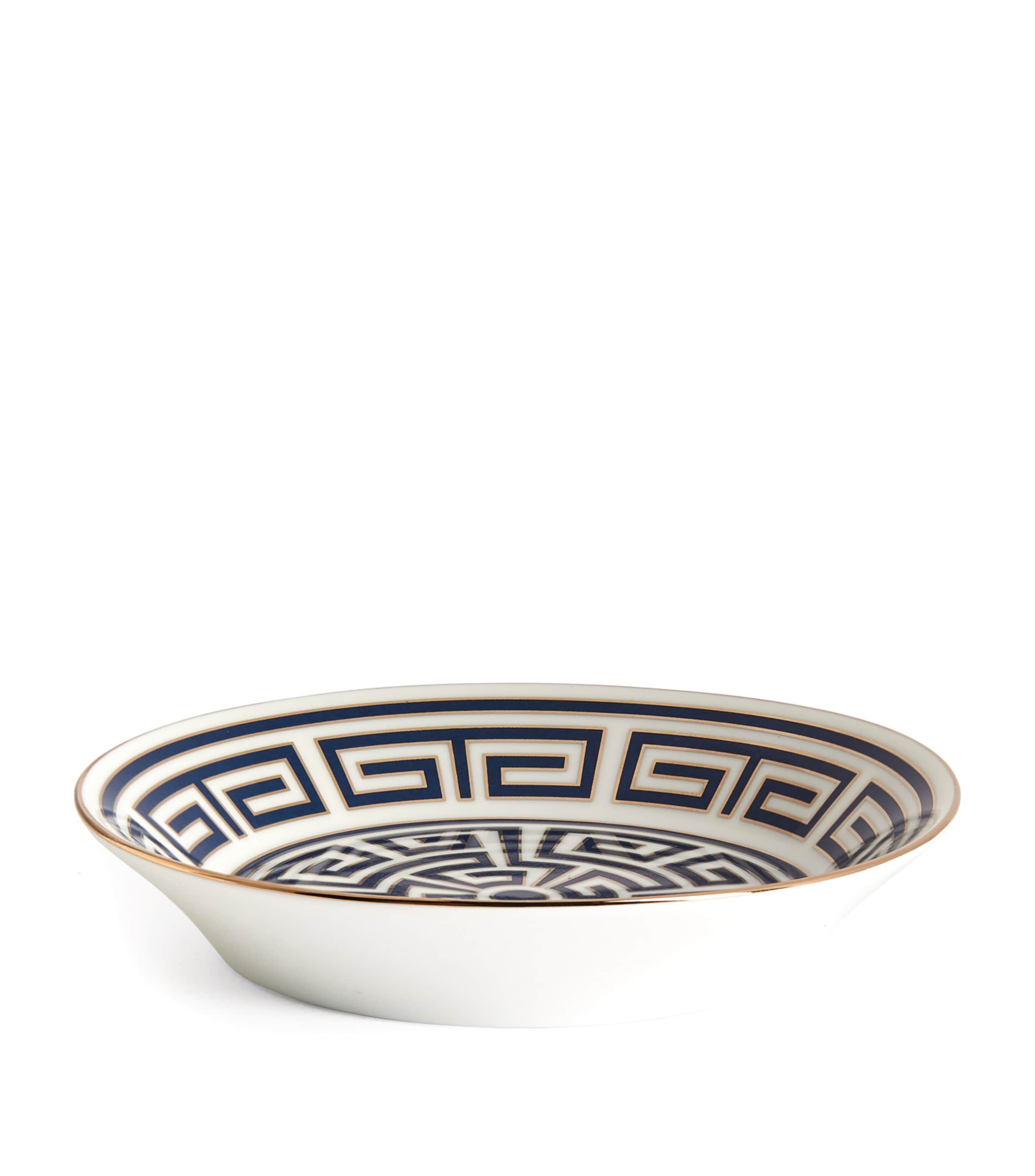 GINORI 1735 Porcelain Labirinto Zaffiro Tea Saucer (13.5cm) | Dining | Tableware | Tea Cups & Saucers