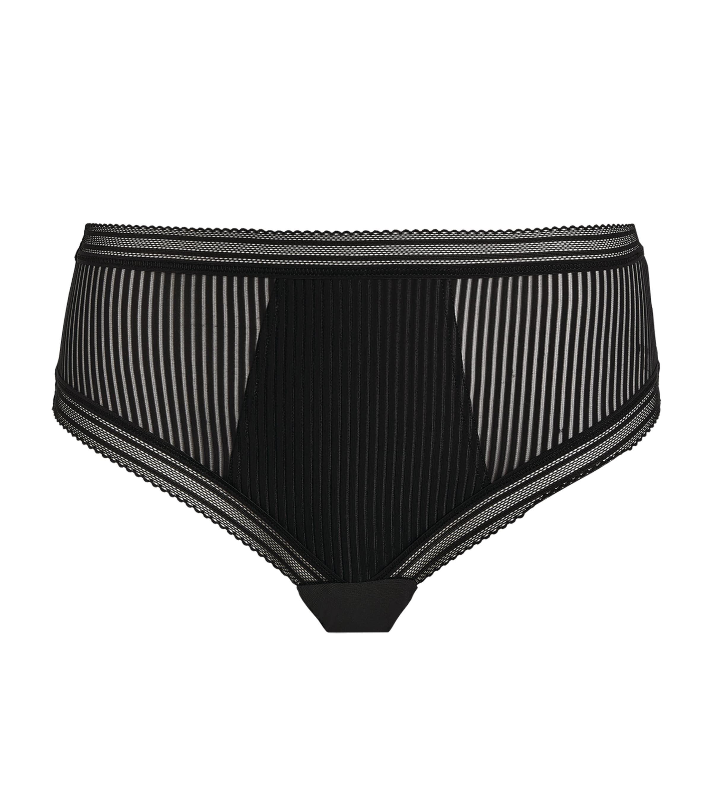 Fantasie Mesh Fusion Briefs In Black