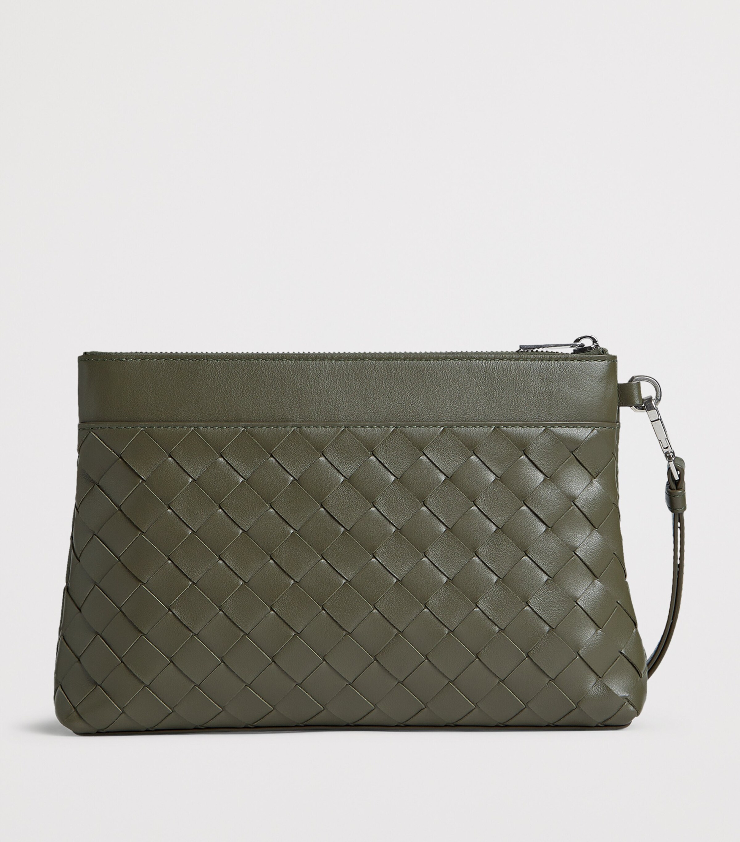 Bottega Veneta Leather Intrecciato Prism Pouch Image 5