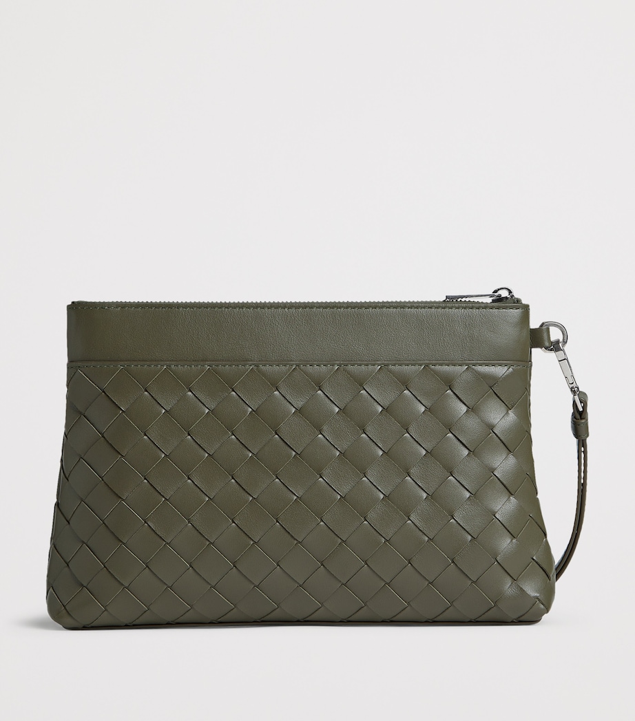 Bottega Veneta Leather Intrecciato Prism Pouch Image 5