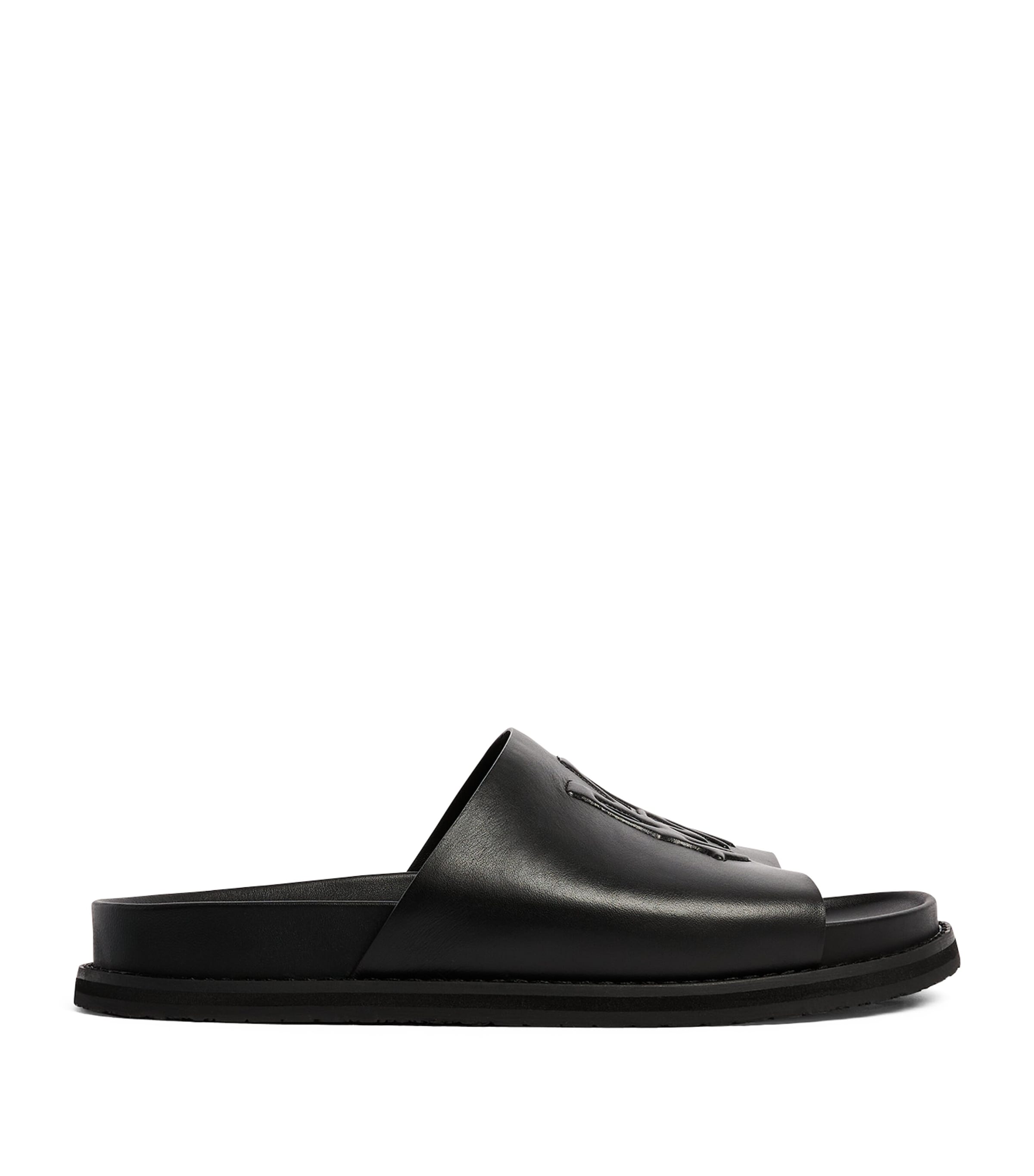 AMIRI Leather MA Sandals Black Image 1
