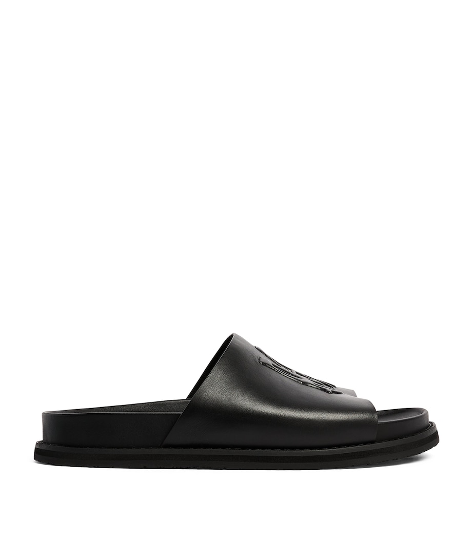 AMIRI Leather MA Sandals Black Image 1